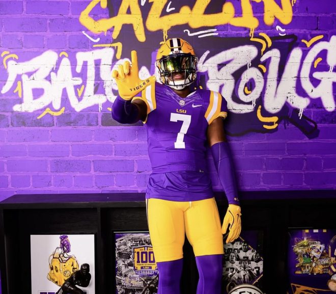 Shocking Commitment: LSU Snags Elite EDGE from Florida! —  LSU football recruiting news, 2025 EDGE prospects, Trenton Henderson commitment