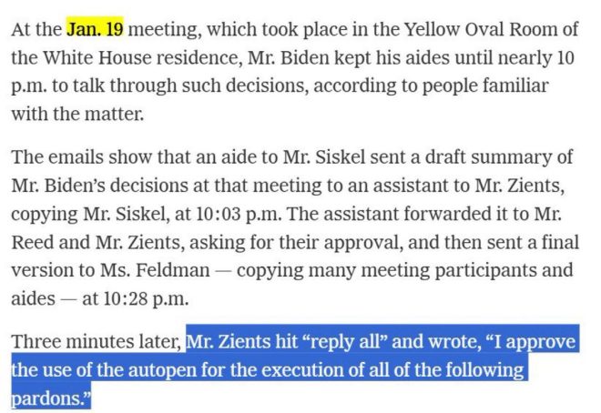 Shocking: Fauci's Pardon Signed with AUTOPEN at Midnight! — Dr. Fauci pardon news, Jeff Zients White House role, AUTOPEN signature controversy