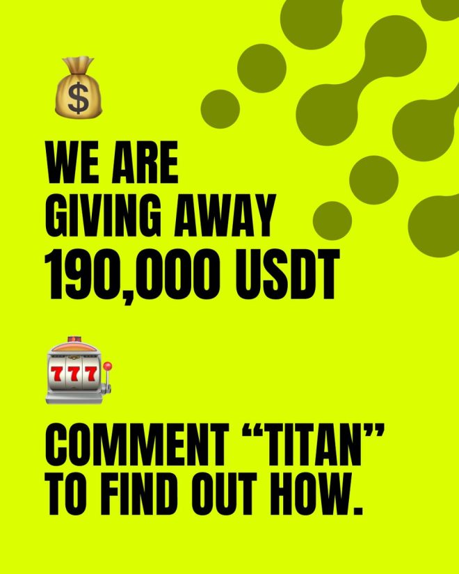Shocking Titan Giveaway: Win Your Share of $190K USDT! — USDT Giveaway, Titan Community Rewards, Crypto Contest 2025