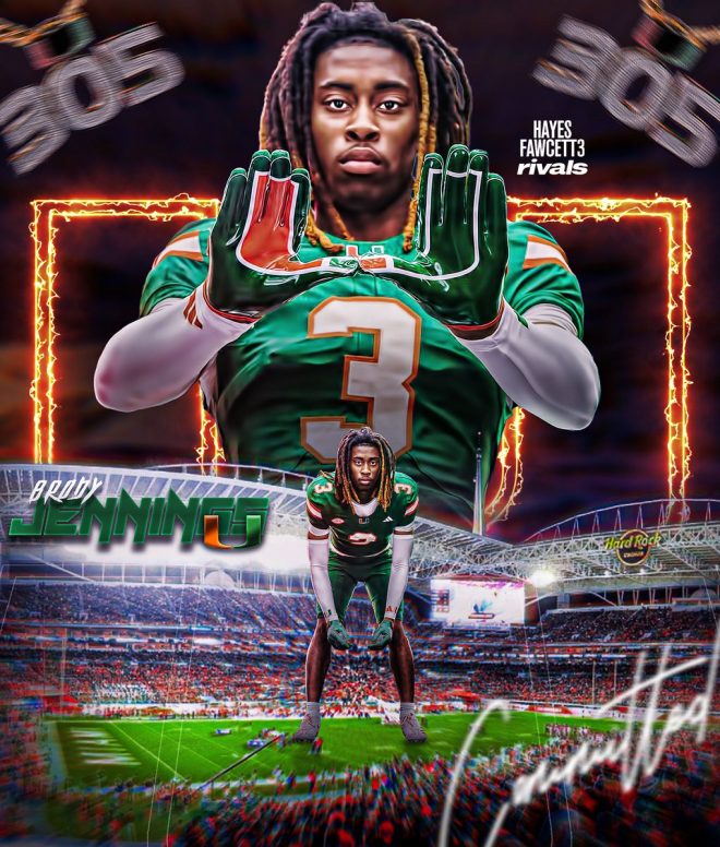 Shockwaves in Recruiting: CB Brody Jennings Ditches Michigan! — Four-Star Cornerback Commitment, Miami Hurricanes Recruiting News, Jacksonville High School Football Stars