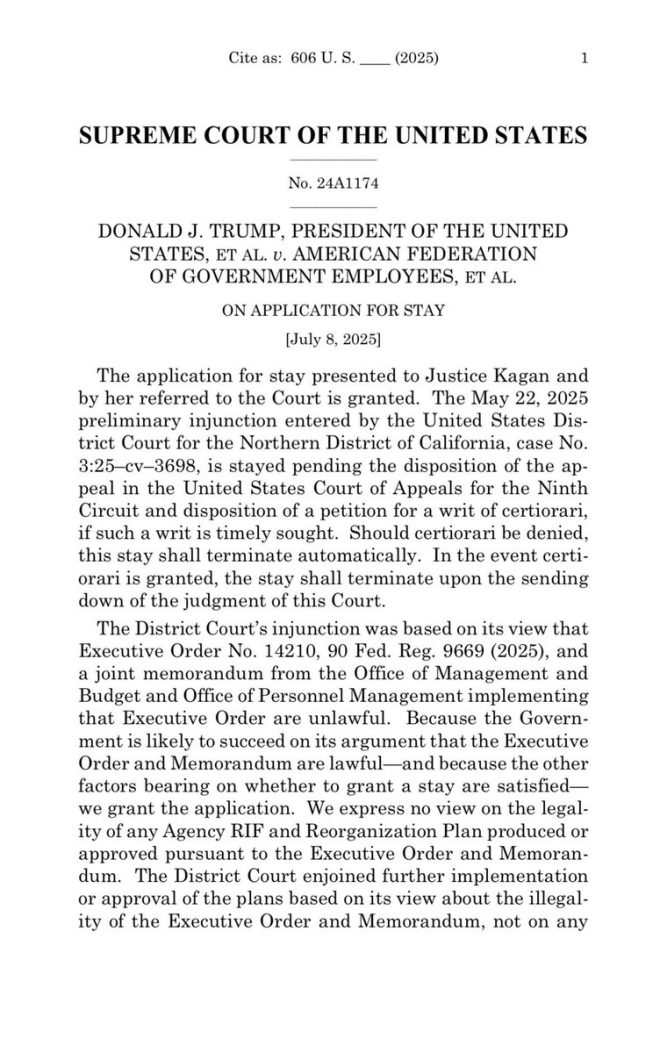 Supreme Court's Shocking 8-1 Ruling: Trump Cuts Workforce! — Supreme Court ruling on federal layoffs, Trump administration workforce reduction 2025, mass layoffs federal government decision