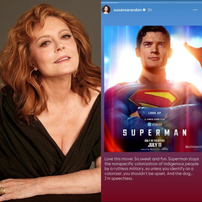 “Susan Sarandon Sparks Outrage Over James Gunn's Superman!” — Susan Sarandon Superman movie review, James Gunn Superman praise, indigenous representation in film 2025
