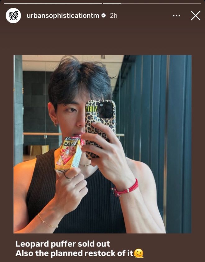 Taehyung's Leopard Puffer Case: Sold Out Chaos Strikes! —  leopard print phone case, Taehyung fashion accessories, Urban Sophistication restock 2025