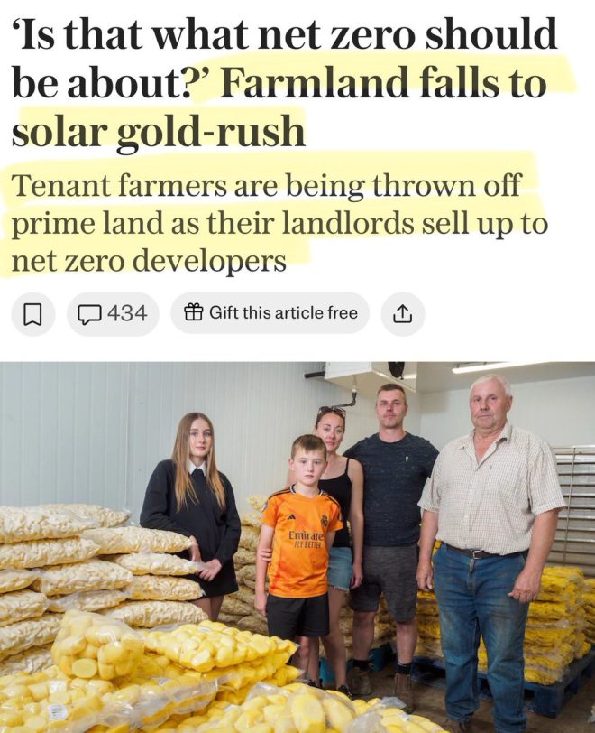 Tenant Farmers Evicted: Solar Profits Over Food Security? — tenant farming disputes, solar farm land leasing, agricultural land use trends 2025