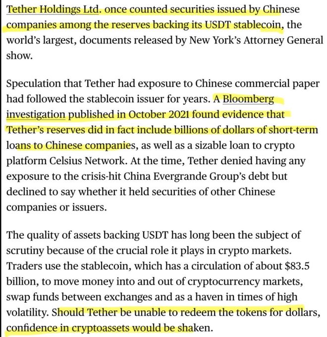 Tether's Billions: Short-Term Loans to China Exposed! —  Tether reserves investigation, Chinese company loans 2025, New York Attorney General report