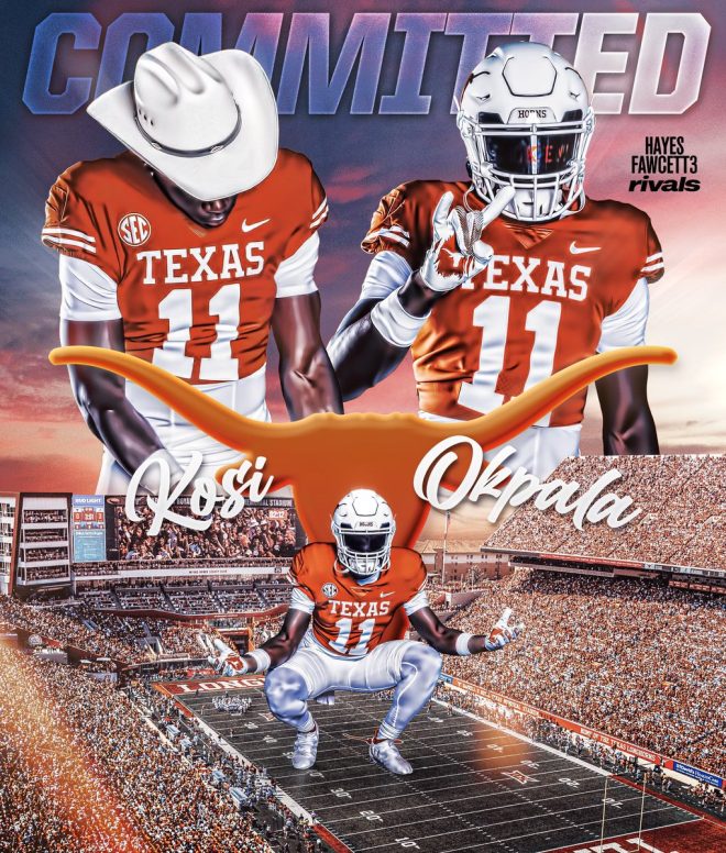 Texas Steals Kosi Okpala: Shocking Commitment Shakes Up College Football! —  Four-Star Linebacker Commitment Texas, Kosi Okpala Texas Longhorns News, Katy TX Football Recruitment 2025