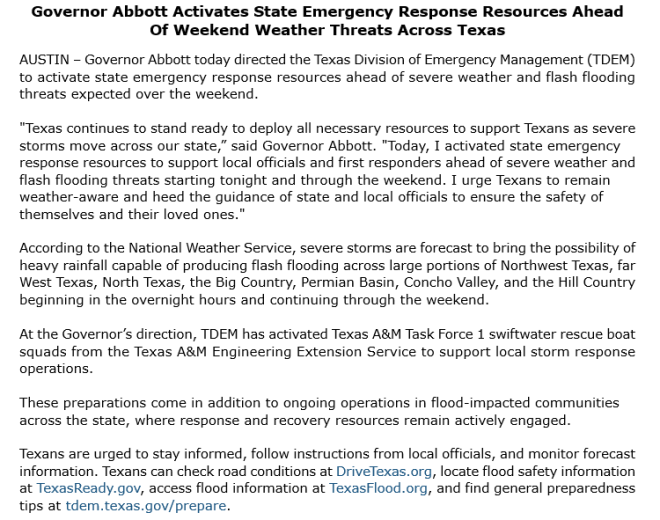 Texas on Edge: State Emergency Declared for Flash Floods! —  Flood preparedness Texas, Emergency weather alerts 2025, Flash flood safety tips