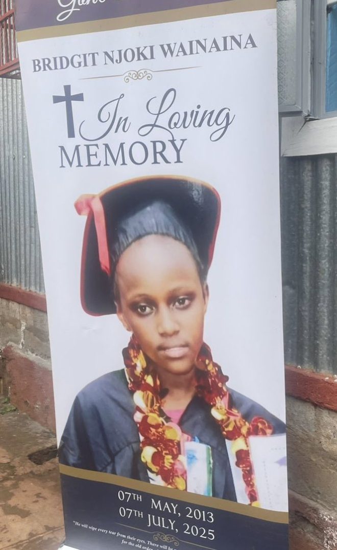 Tragic Death of 12-Year-Old Bridgit Njoki Wainaina at Burial