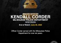 Tragic End: Milwaukee Officer's Death Sparks Outrage! —  In Memory of Officer Corder, Milwaukee Police Tribute, Fallen Officer Memorial 2025