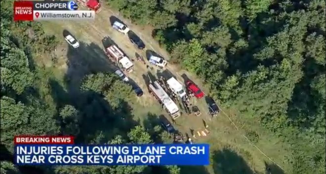 Trapped Victim and Jet Fuel Spill: Chaos in NJ Plane Crash! — plane crash news Williamstown NJ, helicopter rescue operation New Jersey, aviation accident injuries Tuckahoe Rd
