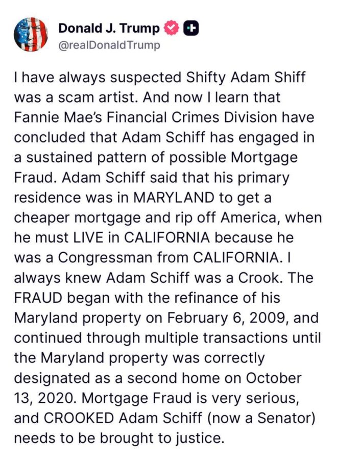 Trump Accuses Schiff of Mortgage Fraud: Legal Fallout Looms! — Trump Schiff mortgage fraud, Adam Schiff felony charges, 2025 mortgage fraud scandal