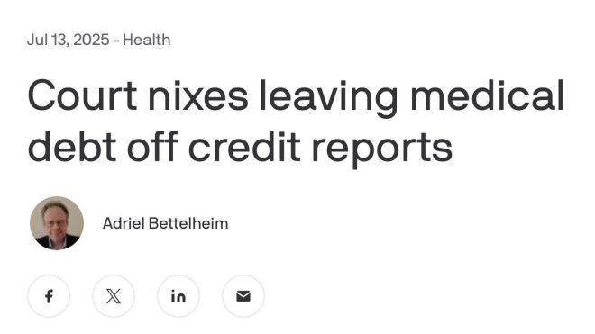 Trump Judge Reverses Biden's Medical Debt Relief: Why? — Trump Judge Reverses Biden Medical Debt Rule, Biden Administration Medical Debt Controversy, Credit Report Medical Debt Removal 2025