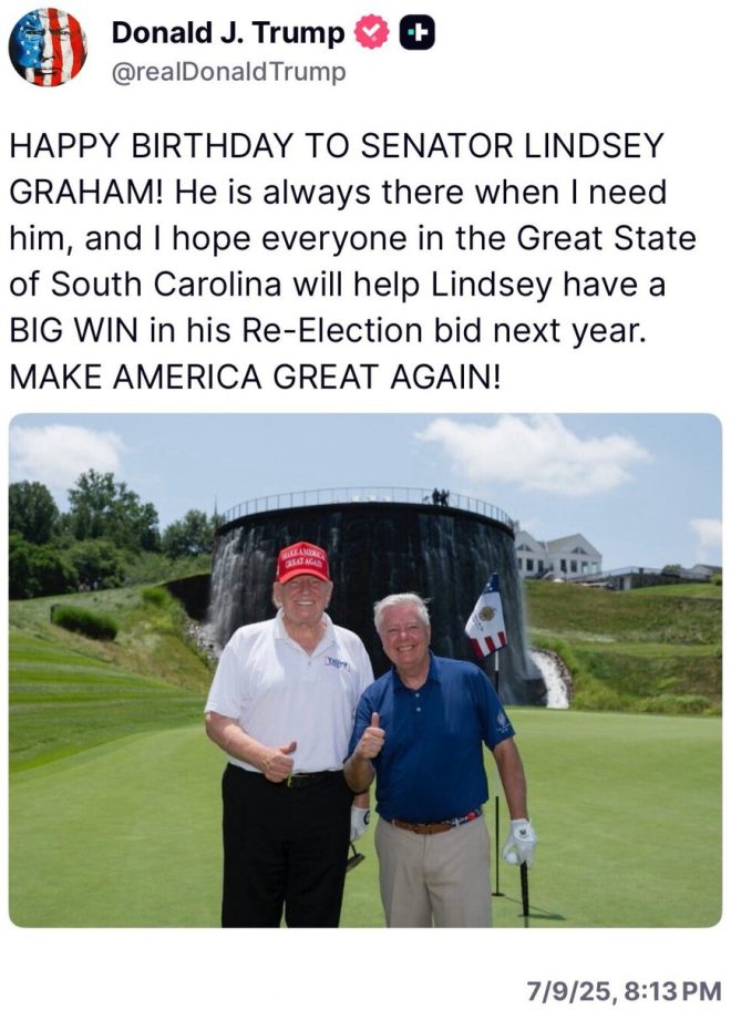"Trump Shocks Nation with Endorsement of Lindsey Graham for 2026 - Will You Stand with Graham?" —  Lindsey Graham re-election support, Trump endorses Lindsey Graham, Lindsey Graham 2026 endorsement