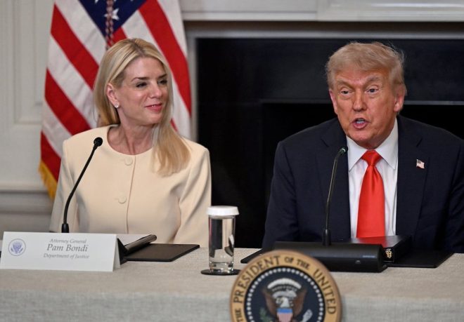 "Trump Stuns MAGA: Calls for End to Pam Bondi Removal Amid Epstein Scandal - Time to Prioritize Real Issues?" — Trump calls for focus on important matters, MAGA urged to drop Bondi push, Epstein scandal fallout, Political priorities shift, Trump redirection strategy, MAGA urged to refocus, Bondi Epstein ties controversy, Trump addresses MAGA priorities.