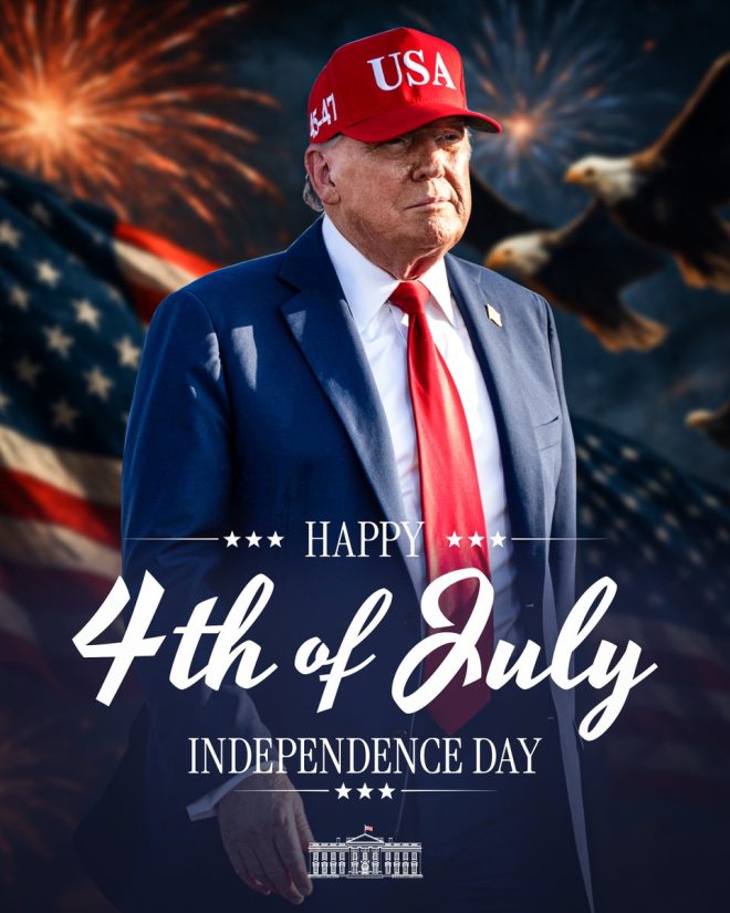 Trump’s Bold Independence Day Message: Freedom or Division? — Independence Day celebration, American freedom heroes, 4th of July patriotism