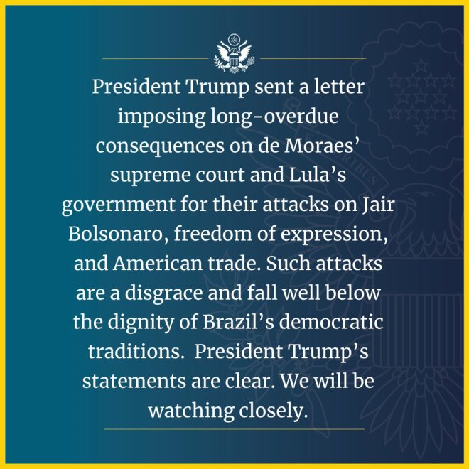 Trump's Bold Letter: Consequences for Brazil's Supreme Court? — Trump letter to Brazilian Supreme Court, consequences for Lula government 2025, attacks on Bolsonaro and free speech