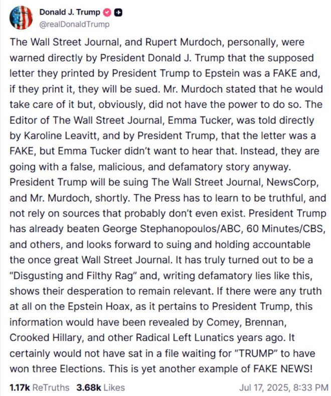 Trump's Lawsuit Could Unveil Epstein Secrets—Unintended Consequences? — Trump lawsuit Wall Street Journal, Streisand effect Trump Epstein cover-up, Jeffrey Epstein list exposure 2025