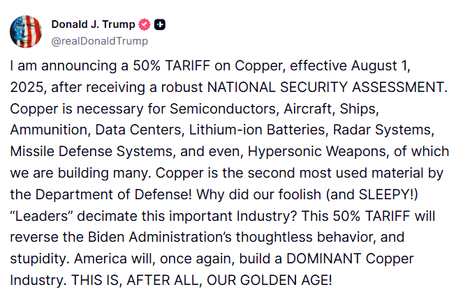 Trump's Shocking 50% Copper Tariff: Security or Sabotage? —  National security tariffs, Copper supply chain protection, USA economic policies 2025
