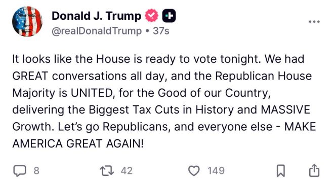 Trump's Shocking Call: GOP United for Controversial Vote! —  Trump House Vote Tonight, Republican Unity 2025, Legislation Impact America