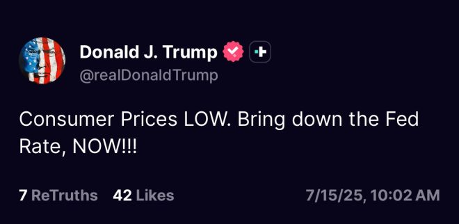 Trump's Shocking Call: Lower Fed Rates Amid Rising Inflation! — CPI inflation news 2025, Federal Reserve interest rates update, Trump statement on economy