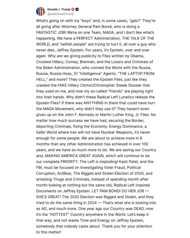 Trump's Shocking Epstein Revelations: What Did He Say? — Trump Epstein allegations, Pam Bondi FBI investigation, Kash Patel news 2025