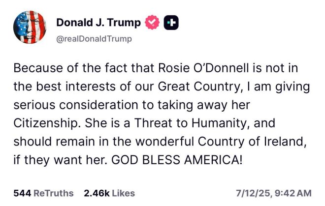 Trump's Shocking Move: Threatens O'Donnell's Citizenship! — Trump citizenship controversy, Rosie O’Donnell legal battle, New York celebrity news