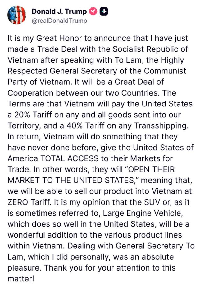 Trump's Shocking Trade Deal: Is This the Future of U.S. Trade? —  trade agreement Vietnam, US tariff policy 2025, American market access