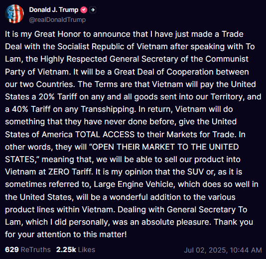 Trump's Shocking Vietnam Deal: Tariffs or Trade War? —  Vietnam trade agreement 2025, US tariffs on imports, Trump Vietnam economic policy