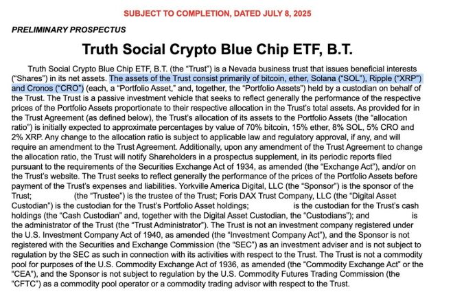 Trump's Truth Social Launches Controversial Crypto ETF! — Trump Truth Social ETF, Crypto Investment Opportunities 2025, Major Cryptocurrency Holdings