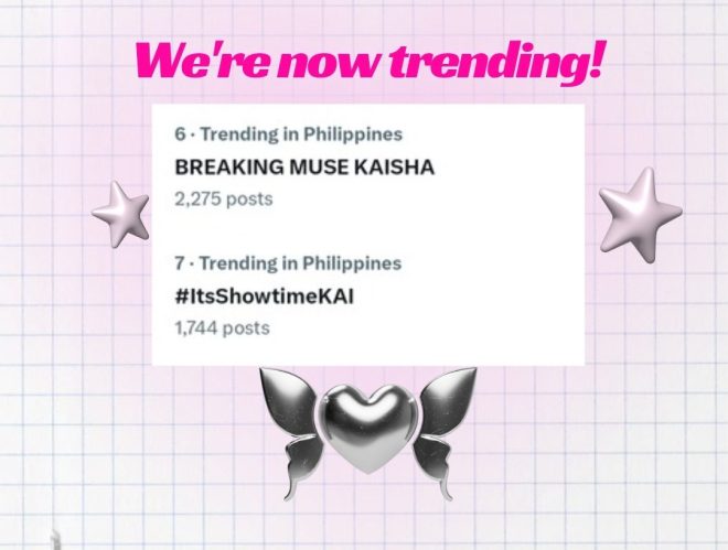 "Twitter War Erupts as Muse Kaisha Trends at Sixth and Seventh Spots! Are You Present for Kai? #ItsShowtimeKAI" — Muse Kaisha Buzz, Showtime Kai Present, Twitter Party Check-In