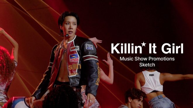 j-hope's 'Killin' It Girl': A Provocative Music Show Sketch! — j-hope Killin' It Girl performance, j-hope music show promotions, j-hope 2025 live sketch