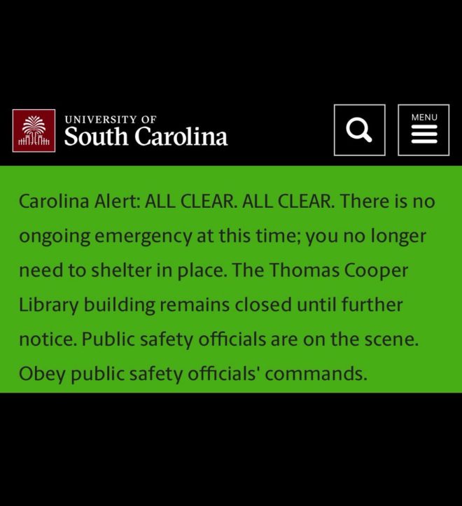 Active Shooter Hoax at USC: Chaos, Panic, and Injuries! — active shooter hoax investigation, campus safety alert response, University of South Carolina incident 2025