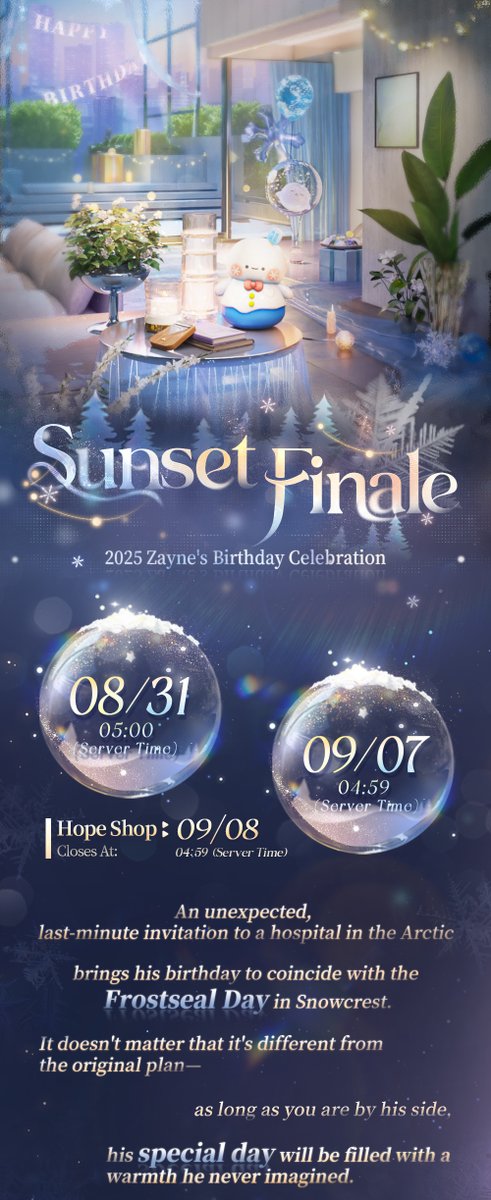 Arctic Birthday Bash: Is Love Warmer Than the Frost? — unexpected Arctic birthday celebration, Frostseal Day festivities in Snowcrest, last-minute hospital invitation in winter 2025