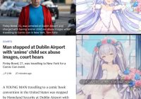 Arrested for Anime Images: A Warning to All Creatives! —  Sensitive Arrests in Ireland, Child Exploitation Concerns 2025, Censorship of Free Speech
