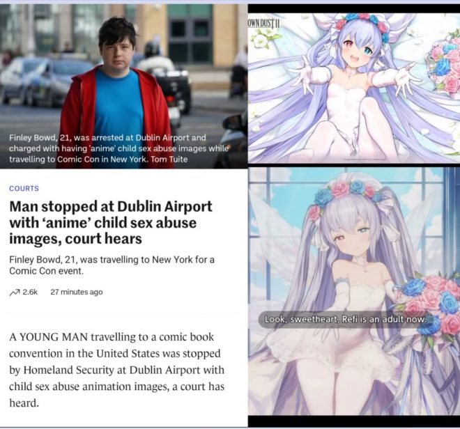 Arrested for Anime Images: A Warning to All Creatives! —  Sensitive Arrests in Ireland, Child Exploitation Concerns 2025, Censorship of Free Speech