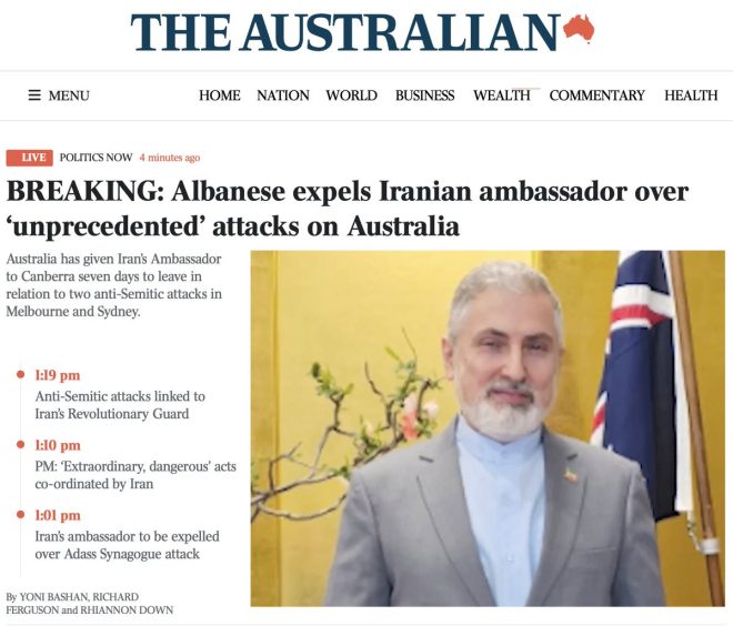 Australia's Bold Move: Iranian Ambassador Expelled!  
New Evidence Links Iran to Alarming Antisemitic Attacks —  Iranian diplomatic tensions, antisemitic violence Australia, Melbourne synagogue attack 2025
