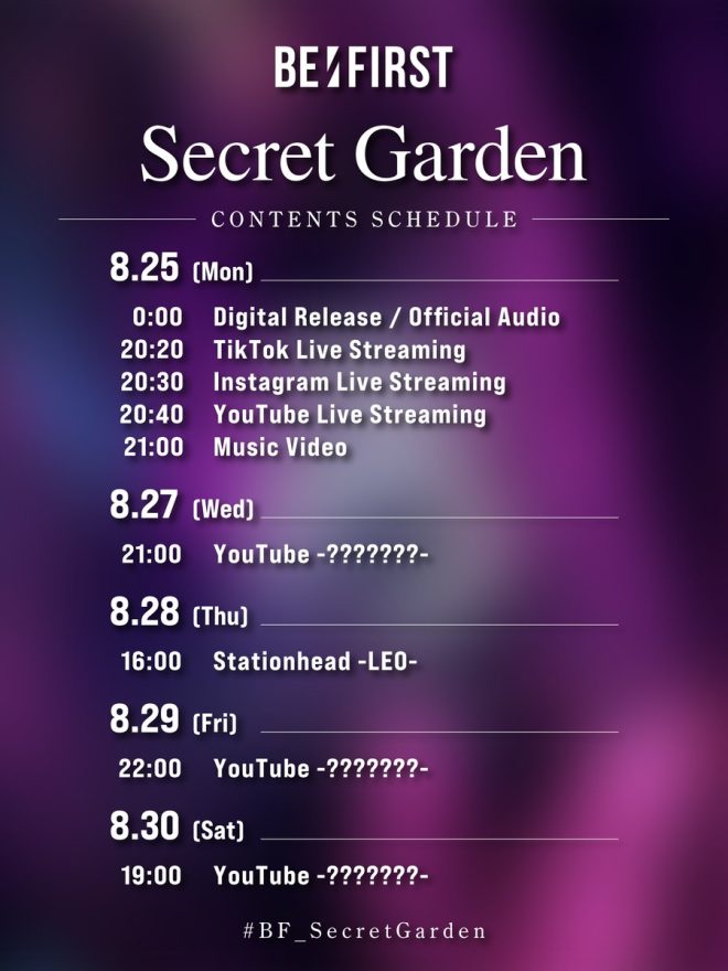 BE:FIRST's 'Secret Garden': A Shocking Revelation Awaits! —  h3 BE:FIRST concert schedule, h3 BE:FIRST fan events 2025, h3 BE:FIRST music releases