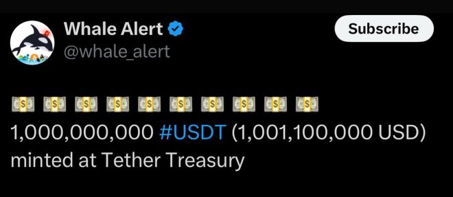 BREAKING: 1 BILLION $USDT MINTED! Is a Massive Pump Coming? —  💥BREAKING NEWS: $USDT Supply Surge, Crypto Market Rally 2025, Massive USDT Minting Impact