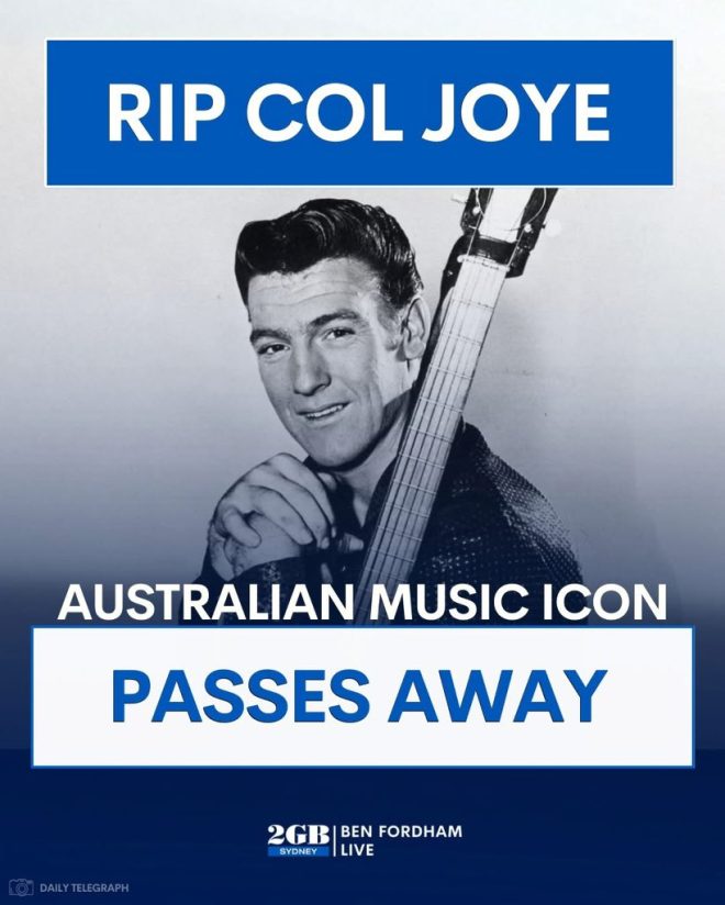 BREAKING: Australian Music Icon Col Joye's Death at 89
