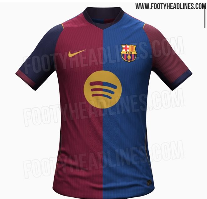 🚨 BREAKING: Barcelona's 2026/27 Kit Sparks Color Controversy! — Barcelona home jersey prediction, 2025 FC Barcelona kit design, half and half football shirt