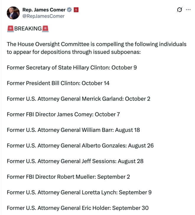 BREAKING: Comer’s 10 Subpoenas Spark Political Firestorm! — Congressional subpoenas news, James Comer investigation updates, breaking political news 2025
