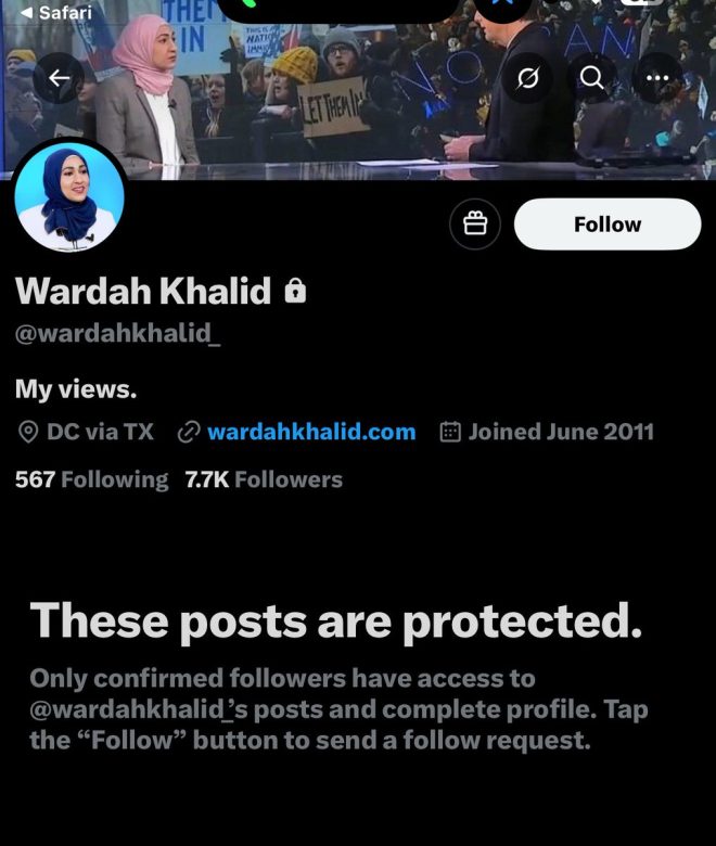 BREAKING: Jihadist State Dept Employee Locks Account—Why? — Wardah Khalid exposed, US State Department controversy, Trump administration employee scandal