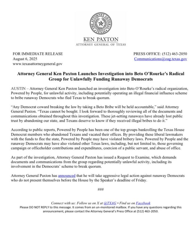 BREAKING: O'Rourke's Group Under Fire for Funding Runaway Dems! — Beto O'Rourke investigation, unlawful campaign funding 2025, Democrats accountability scandal