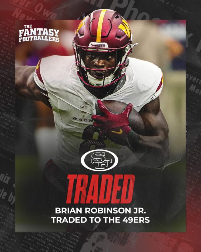 BREAKING: Robinson to 49ers! CMC's Future in Jeopardy? — NFL trade news, player impact analysis, fantasy football updates