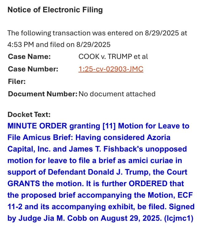 Breaking: Court Backs Trump in Controversial Fed Dismissal! — Emergency amicus brief, Trump legal rights, Federal Reserve removal