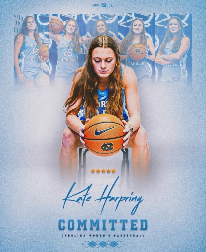Breaking: Elite Recruit Kate Harpring Shocks by Choosing UNC! —  elite basketball recruit 2025, North Carolina basketball commitment news, top high school prospect signs with UNC