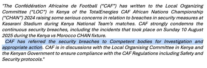 CAF's Ticket Sales in Kenya: Truth or Deception? — CAF ticket sales update, Kenya sports event security, Kasarani stadium investigation 2025