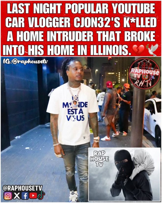 Car Vlogger Cjon32 Kills Intruder in Shocking Incident! —  Cjon32 home invasion incident, YouTube car vlogger safety tips, Illinois self-defense stories