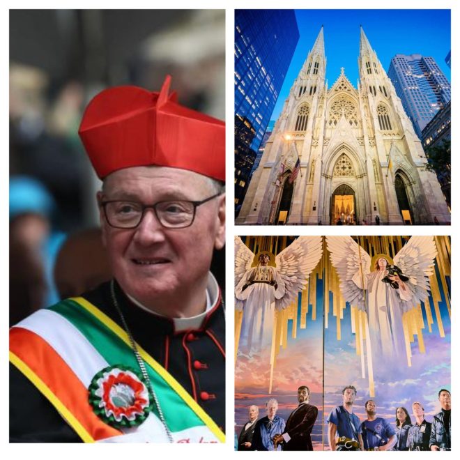 Cardinal Dolan's Mural: Honor or Controversy in NYC? —  Irish American heritage, Saint Patrick's Cathedral murals, New York City art 2025