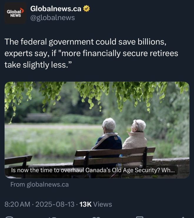 Carney Liberals Target Old Age Security: Gramma at Risk! — Old Age Security cuts 2025, Canadian pension reform, Liberal government policies on seniors